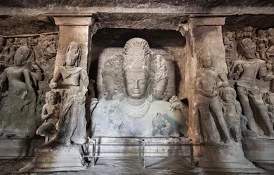 Elephanta are the best caves in Mumbai 