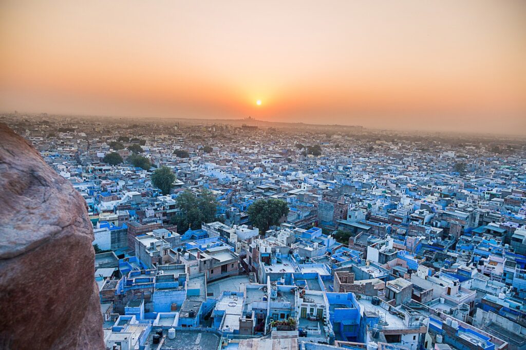 Blue city of Rajasthan. One of the top attractions in Rajasthan.