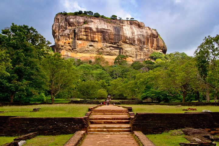 Sigiriya fort is top attraction in Sri Lanka. 