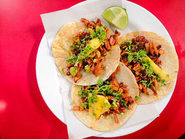 Tacos are one of the most famous food in Mexico. 