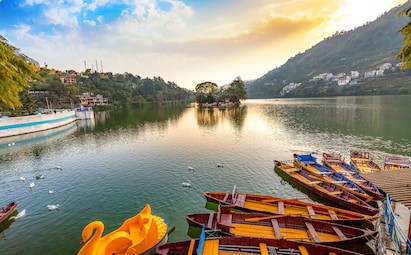 Naini lake , Nainital places