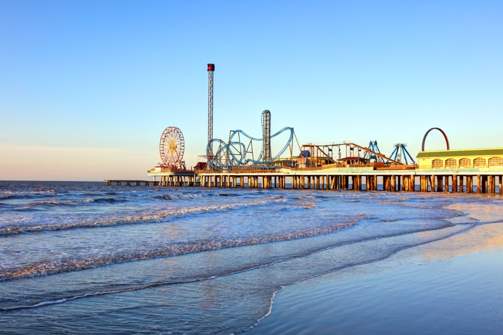 Galveston is beautiful beaches and one of the best places to visit in Texas