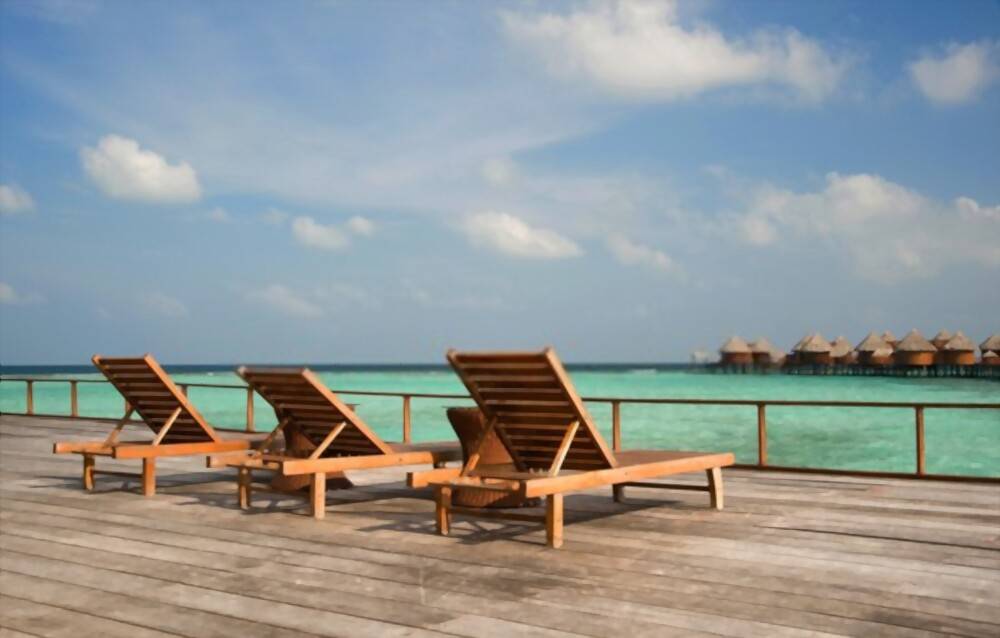 Top resort of Maldives